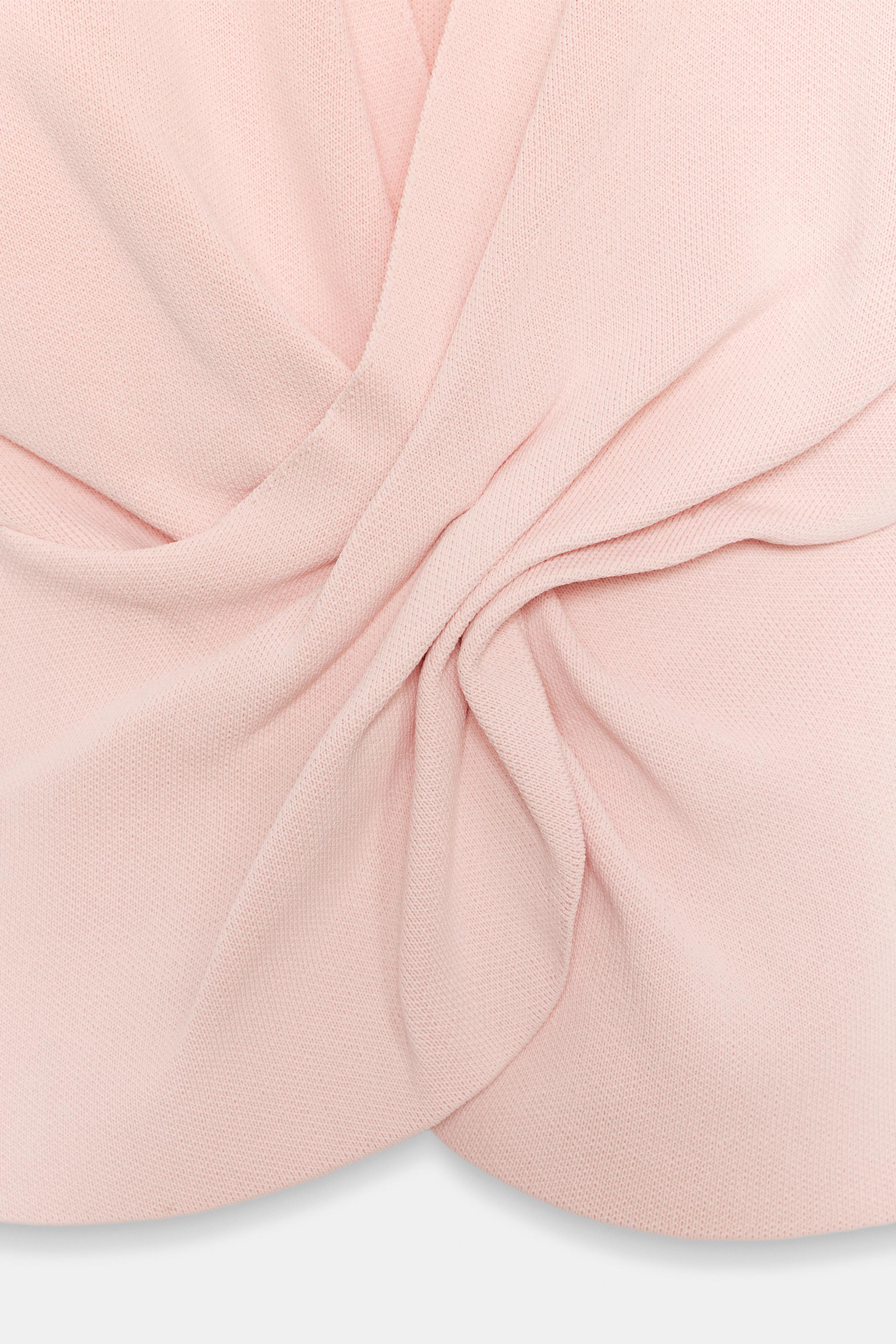 DRAPED KNIT TOP